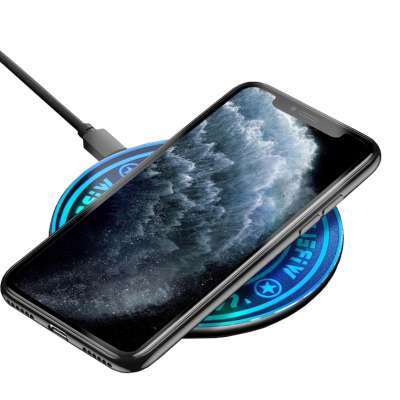 2020 New Arrivals Qi universal Magic Array wireless charging Pad 10w Fast Wireless Charger For iPhone iWatch AirPods