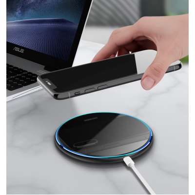 New Product 2020 Popular Round Pad Fast Wireless Charger Qi Wireless Charger