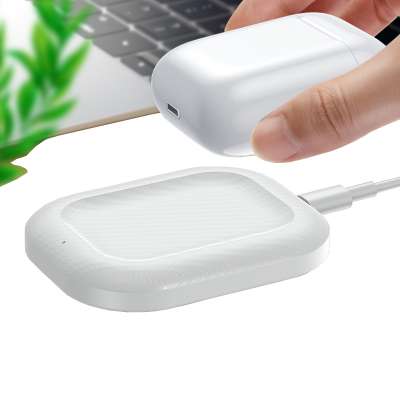 3W Mini Portable Earphone Wireless Charger Headphone Qi Quick Charging Fast Charger For Airpods